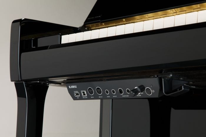 Kawai K200 ATX4 Anytime Silent Upright Piano; Polished Ebony | £500 EXTRA DISCOUNT AT CHECKOUT