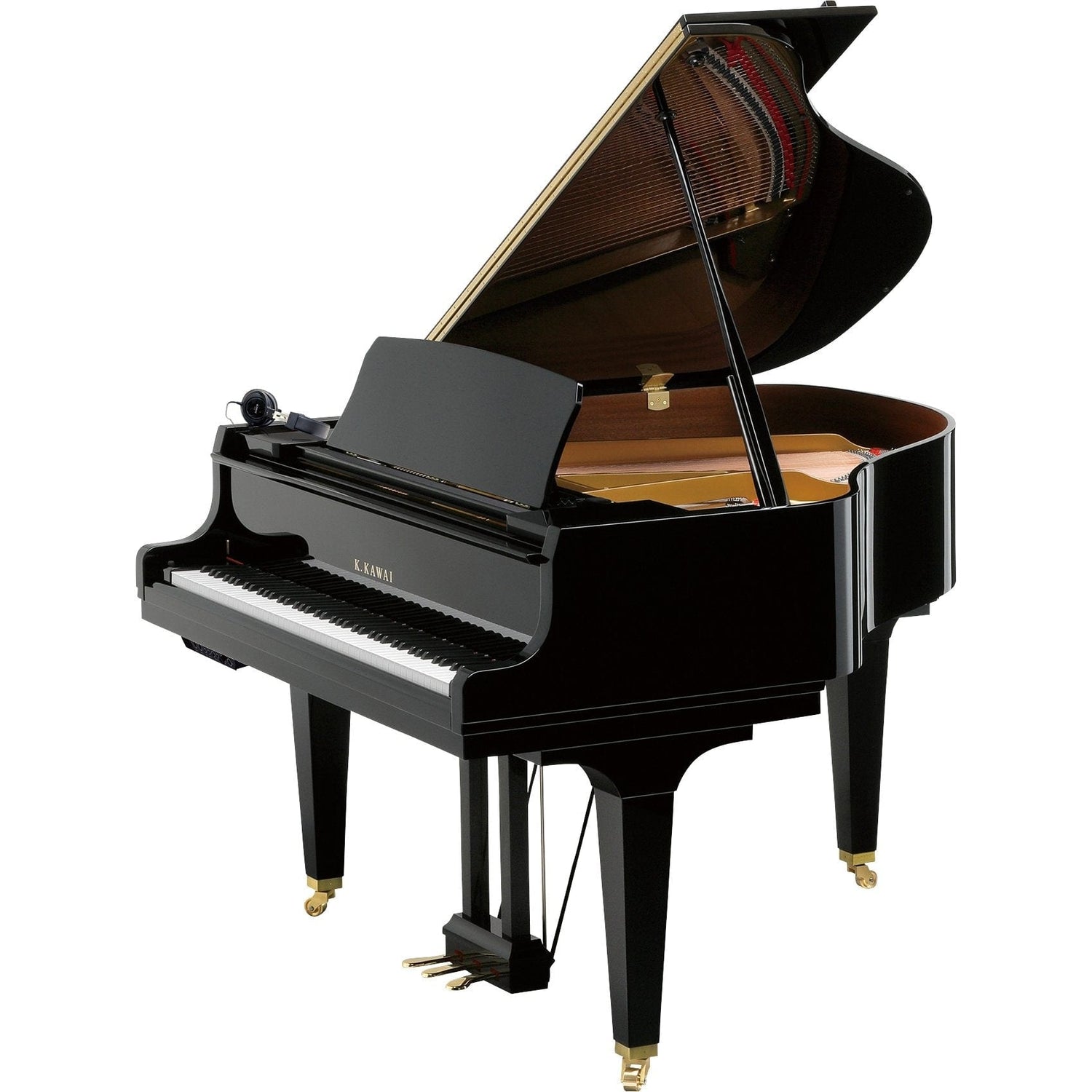 Kawai GL10 ATX4 Anytime Silent Grand Piano; Polished Ebony with Free Concert Stool