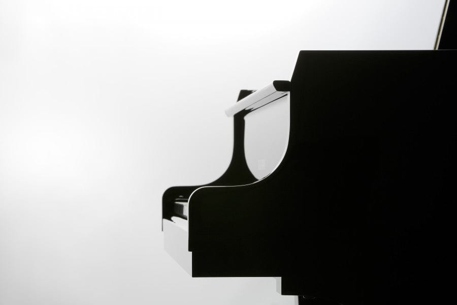 Kawai GL10 Grand Piano; Polished Ebony with Silver Fittings