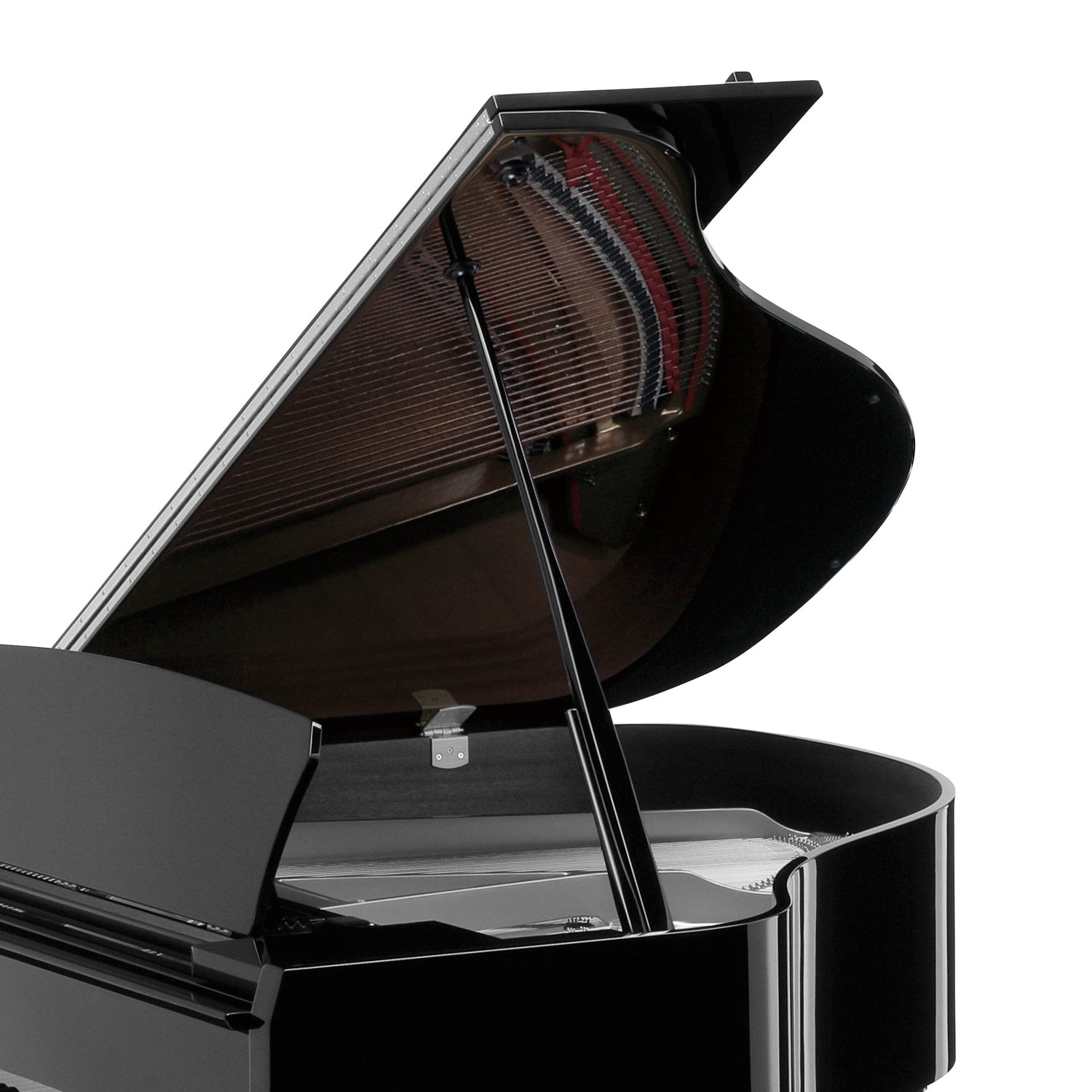 Kawai GL10 Grand Piano; Polished Ebony with Silver Fittings