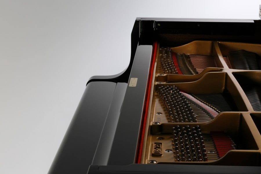 Kawai GL10 Grand Piano; Polished Ebony with Silver Fittings