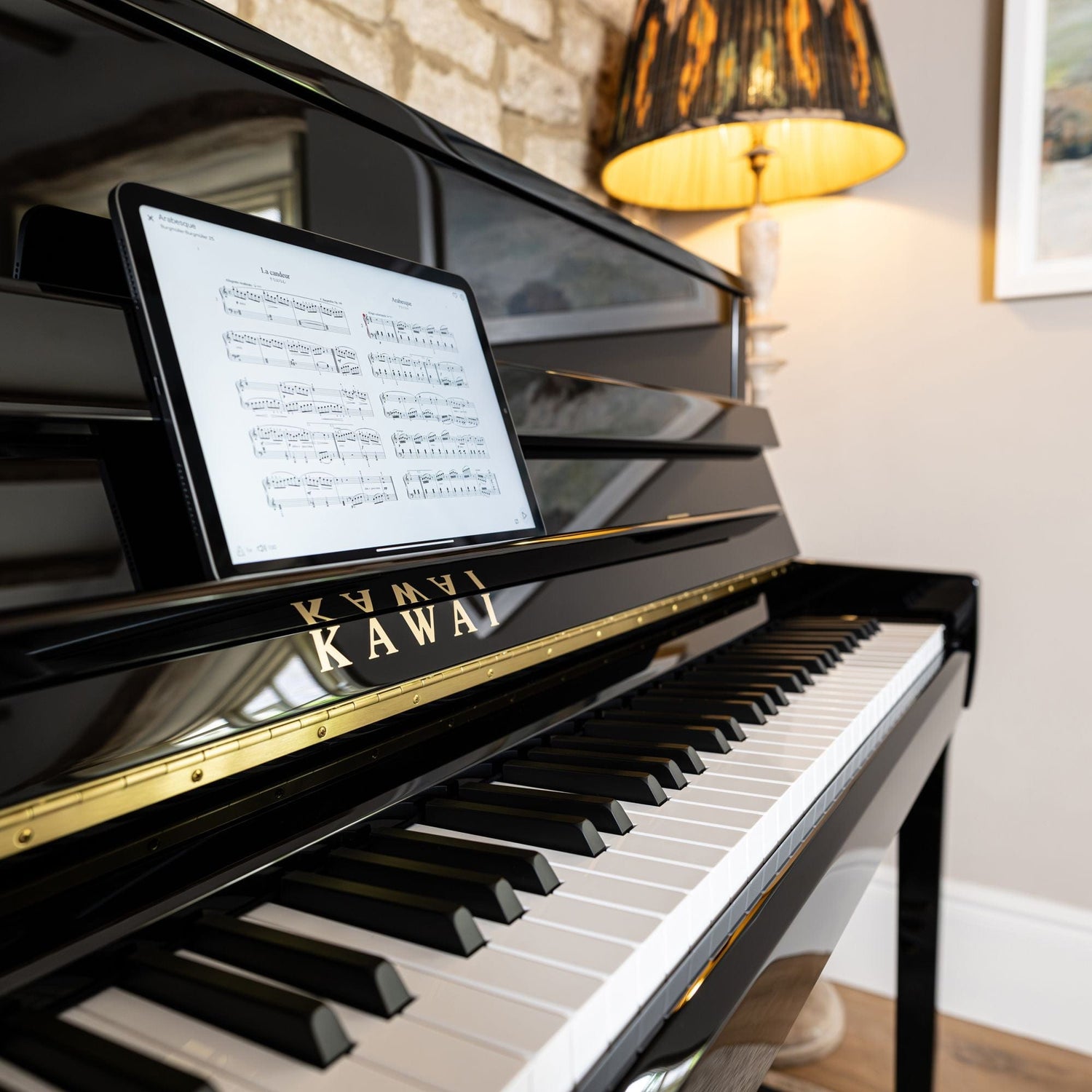 Kawai K200 ATX4 Anytime Silent Upright Piano; Polished Ebony | £500 EXTRA DISCOUNT AT CHECKOUT