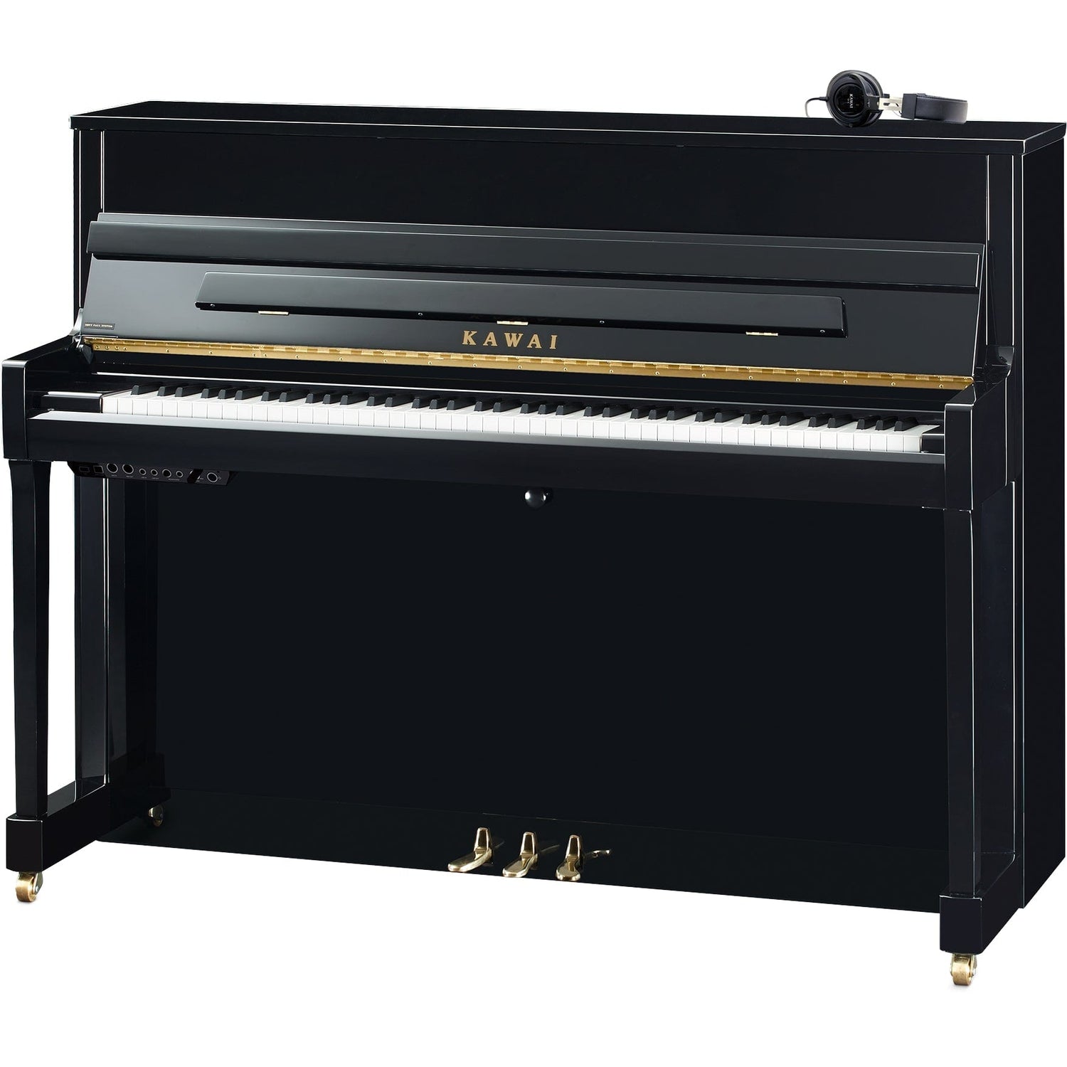 Kawai K200 ATX4 Anytime Silent Upright Piano; Polished Ebony | £500 EXTRA DISCOUNT AT CHECKOUT