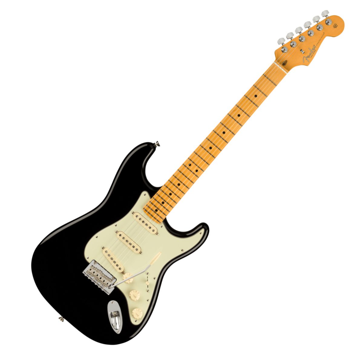 B STOCK Fender American Professional II Strat Maple Black Guitar