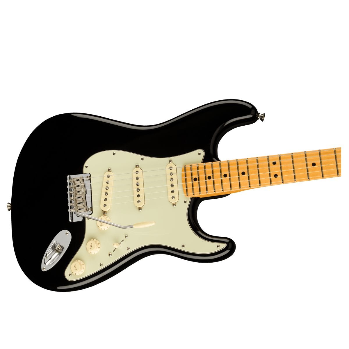 B STOCK Fender American Professional II Strat Maple Black Guitar